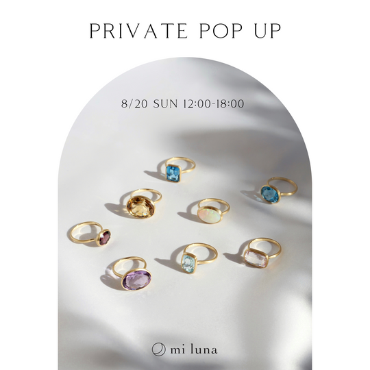 【予約受付中】PRIVATE POP UPを開催します💎