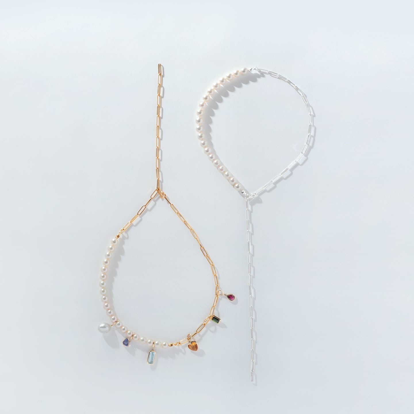 5way Akoya Pearl Chain Necklace / 5wayアコヤパールチェーンネックレス