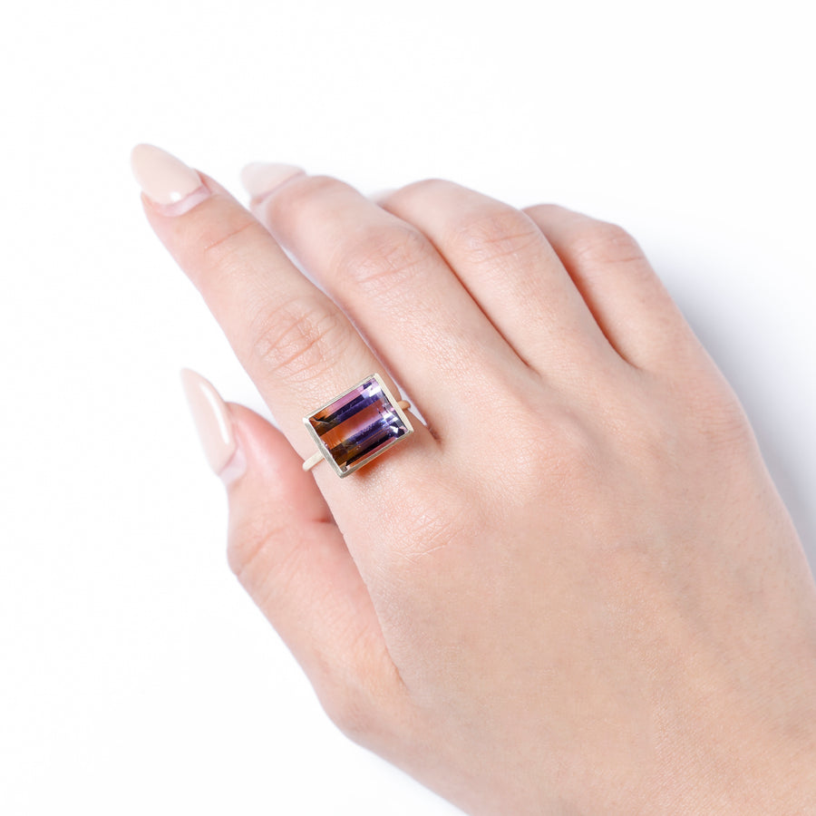 K10 アメトリン ドロップリング