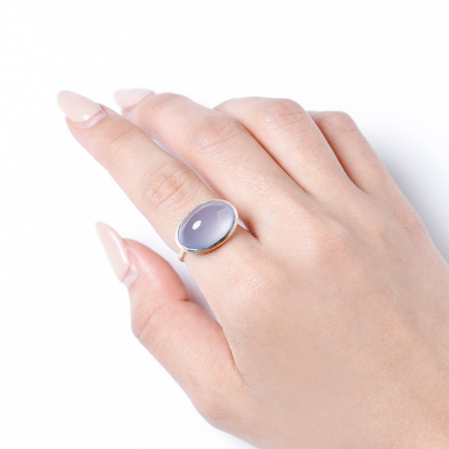 K10 カルセドニー ドロップリング