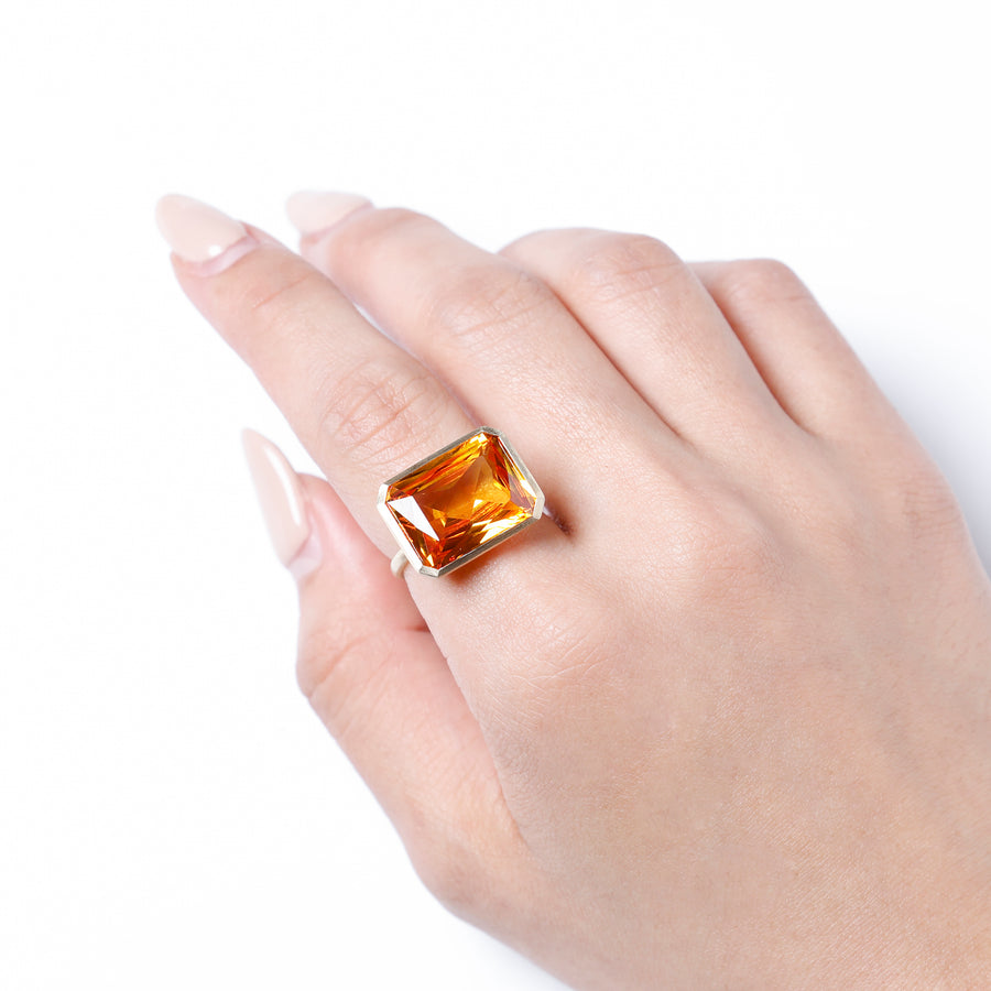 K10 シトリン ドロップリング