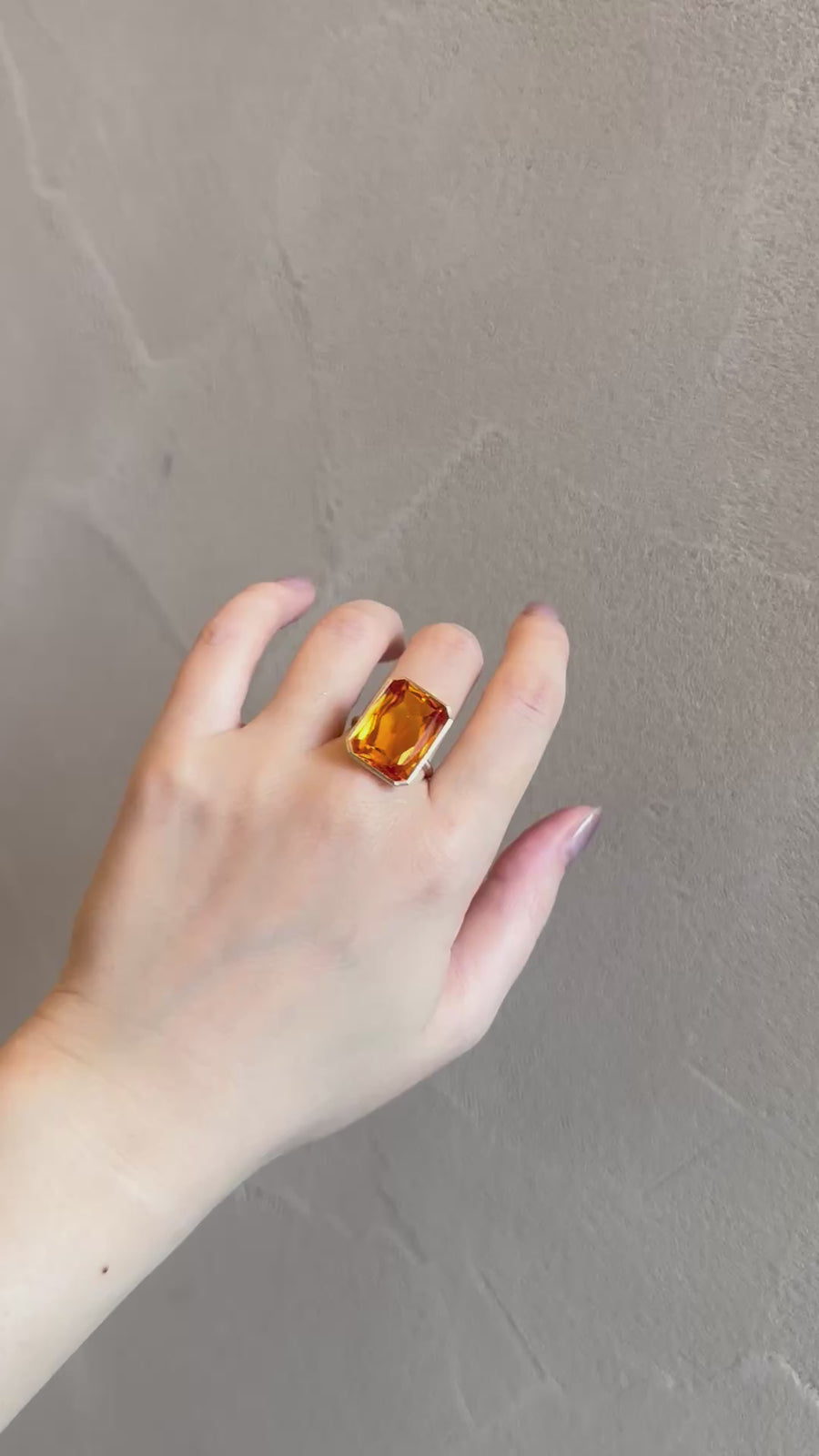 K10 シトリン ドロップリング