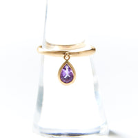 K10 アメジスト ミニティアドロップリング – mi luna